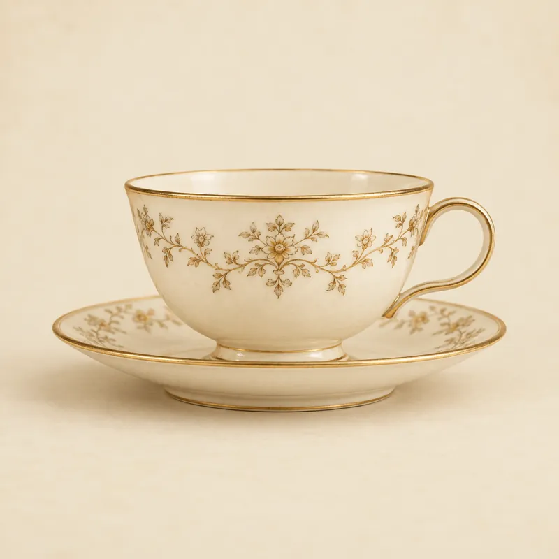 Teacup and saucer